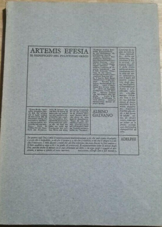 Artemis Efesia. Il significato del politeismo greco.