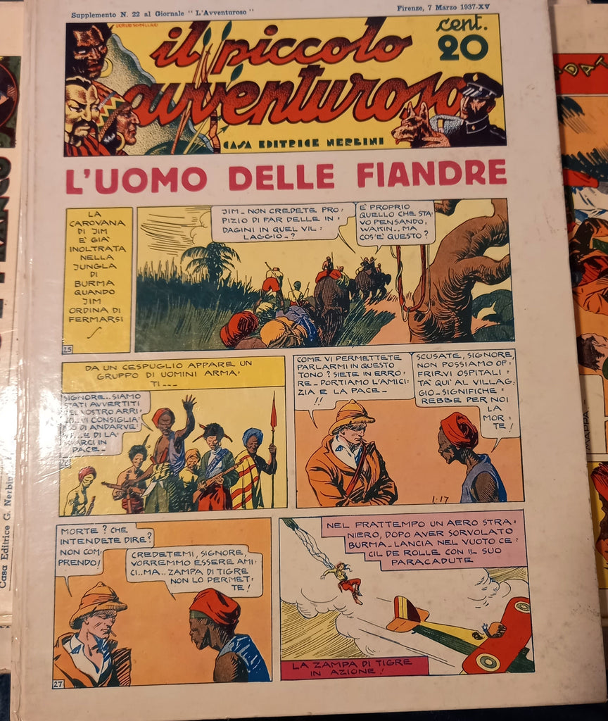 Il piccolo avventuroso. L'uomo delle Fiandre.