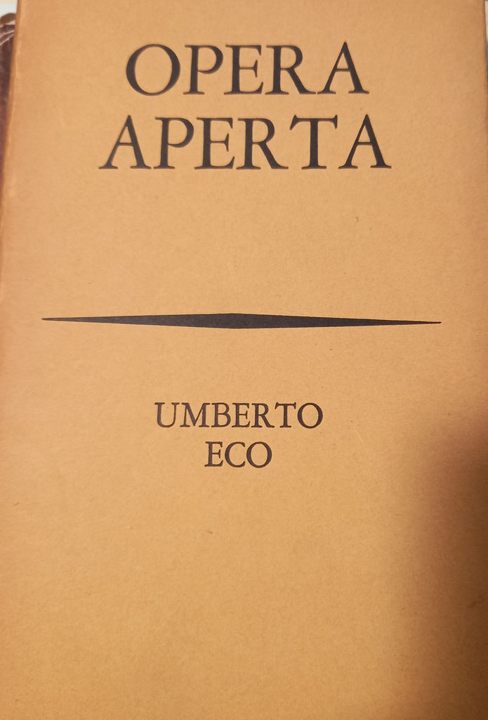 Opera aperta. Forma e indeterminazione nelle poetiche contemporanee.