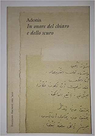 In onore del chiaro e dello scuro