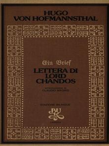 Lettera di Lord Chandos