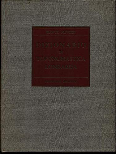 Dizionario di toponomastica lombarda