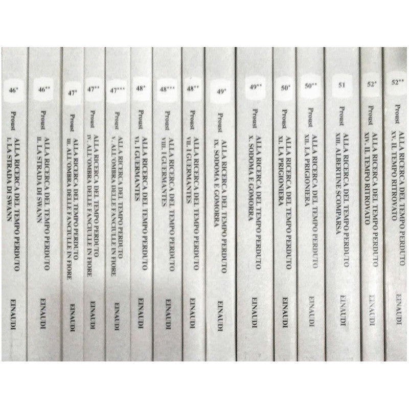 Alla ricerca del tempo perduto (15 voll.)