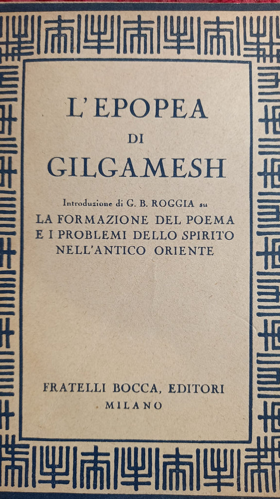 L'epopea di Gilgamesh