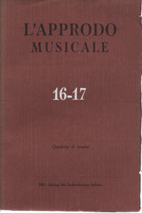 L'approdo musicale n. 16-17