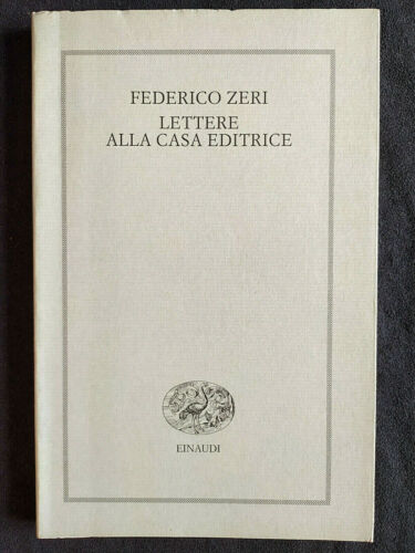 Lettere alla casa editrice