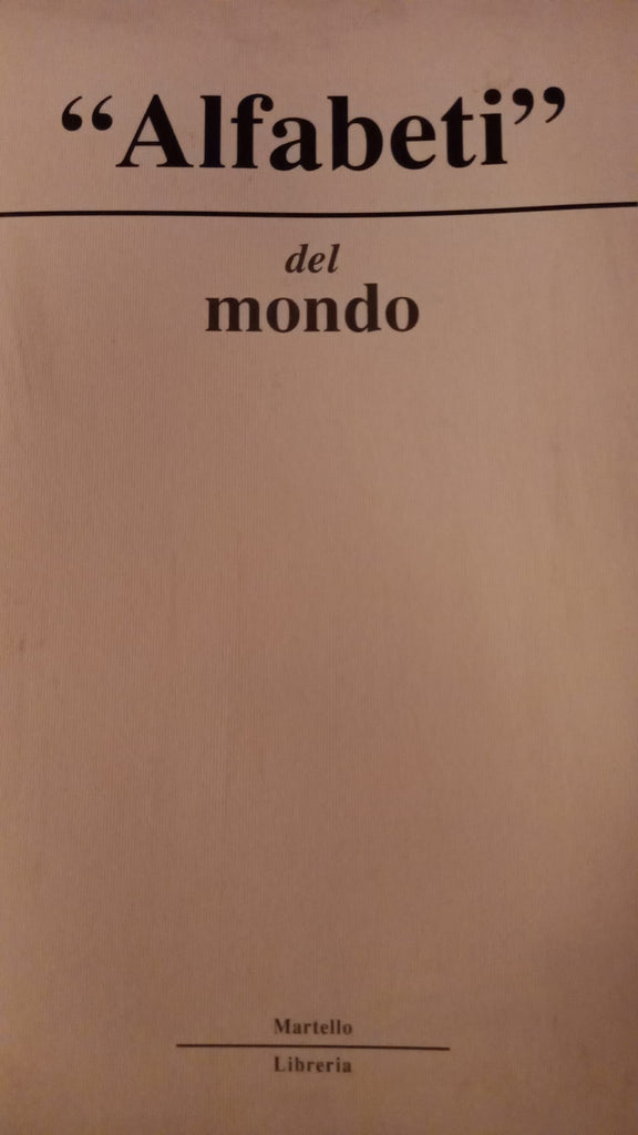 "Alfabeti" del mondo